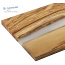 ZASSENHAUS Servierbrett, Olive transparent 45 x 22 x 1,5 cm